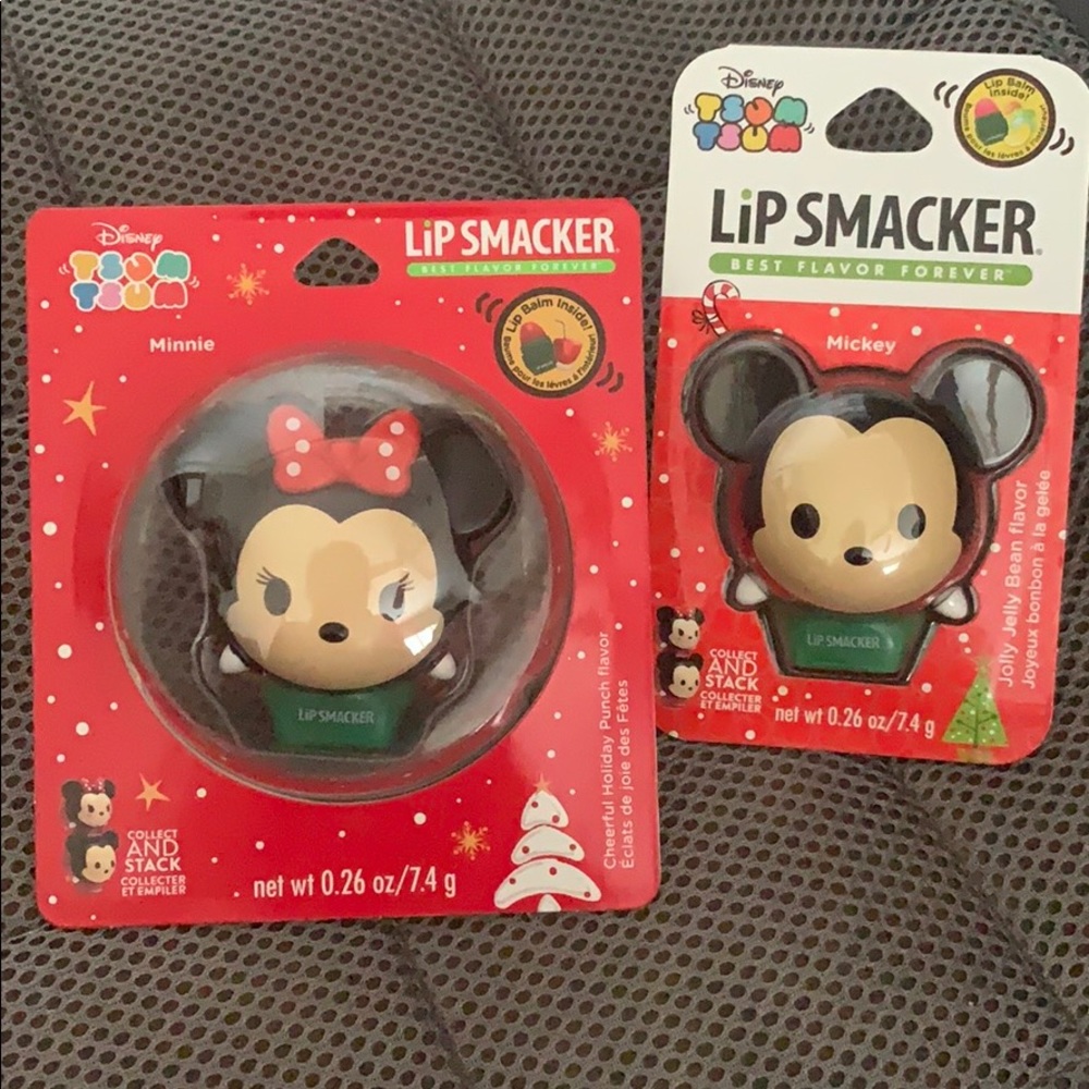NWT Disney Tsum Tsum Lip Smacker lip balm bundle